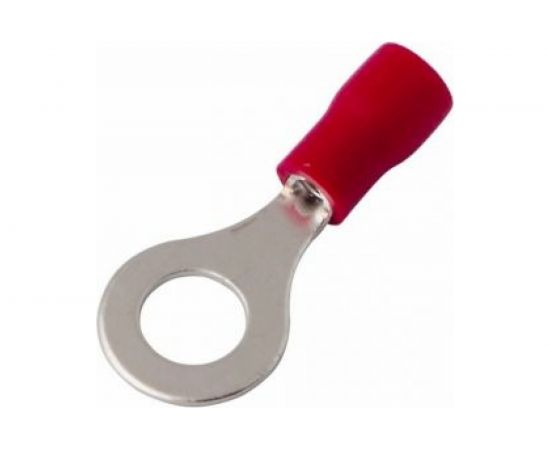 Кольцевой изолированный наконечник REXANT d 6,5 мм 0,5-1,5мм2 НКи 1.5-6 красный 10 шт 06-0415-A – изображение 3