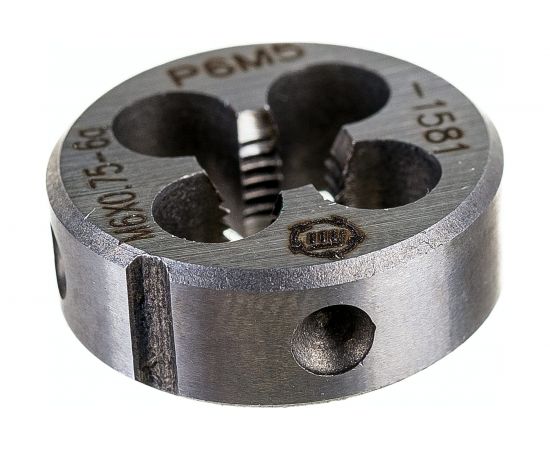 Плашка М 6 х0.75 Р6М5 6g ТМ Туламаш 141218 – изображение 3