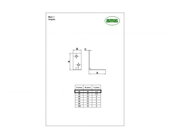 Уголок Amig покрытие цинкование 1-20 Ang – изображение 3
