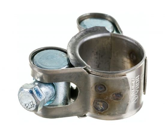 Силовой хомут Nord-Yada Д: 17-19 мм, Ш: 18 мм, Т: 0,6 мм, болт: M5х40, нерж. сталь 903113 – изображение 3