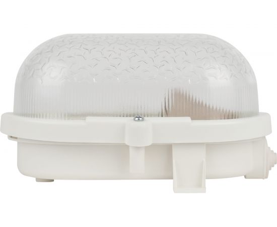 Светильник ЭРА НБП 01-60-012 с ободком Евро пластик/стекло IP53 E27 max 60Вт овал белый Б0052016 – изображение 3