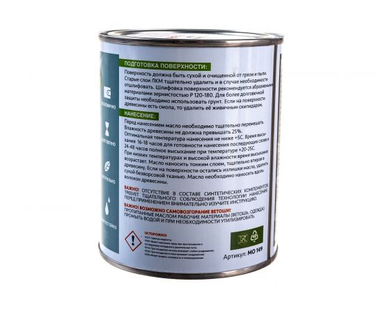 Масло для полов и стен в помывочных Mighty Oak 0.75 л MO149 – изображение 4