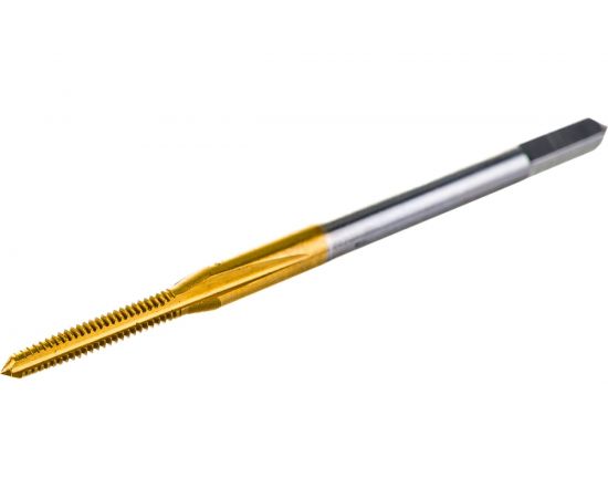 Метчик M2x0,4 HSS M2 TiN прямой компл. ПрофОснастка №131 арт. 50311001 – изображение 4