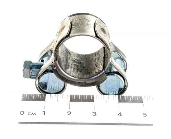 Силовой хомут Nord-Yada Д: 17-19 мм, Ш: 18 мм, Т: 0,6 мм, болт: M5х40, нерж. сталь 903113 – изображение 4