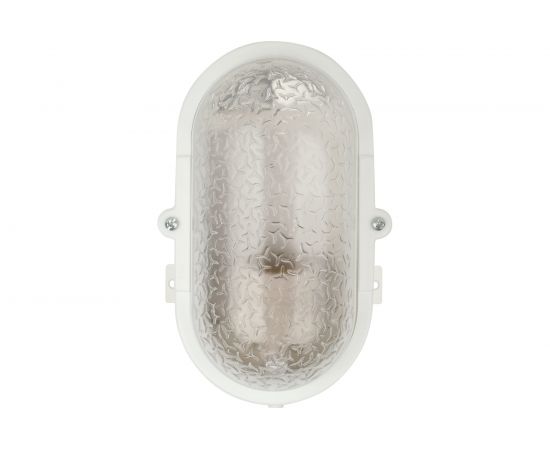 Светильник ЭРА НБП 01-60-012 с ободком Евро пластик/стекло IP53 E27 max 60Вт овал белый Б0052016 – изображение 4