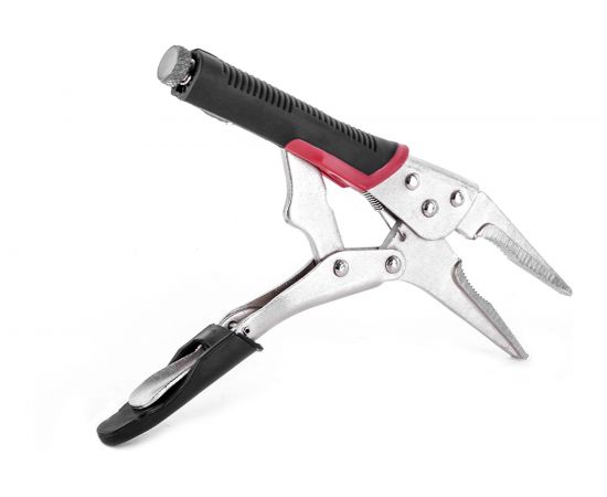 Зажимные клещи INTERTOOL универсальные, 230мм удлиненные, Cr-V UT-5204 – изображение 4