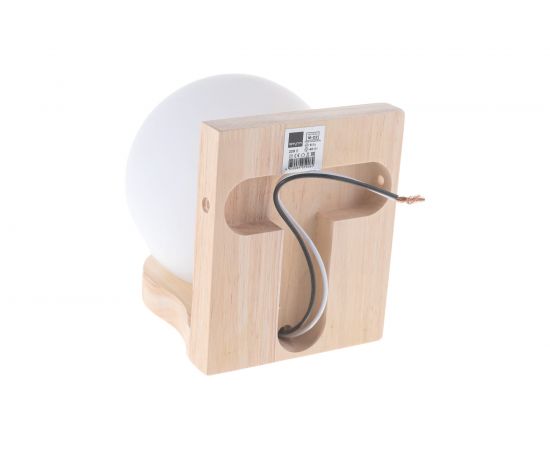 Декоративный настенный светильник APEYRON деревянная подставка, шар 16-02 – изображение 5