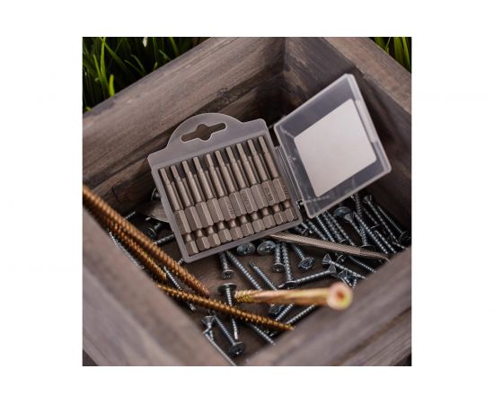 Бита шестигранная REXANT HEX-4, 50 мм для шуруповерта сталь S2 уп 10 шт 92-0422 – изображение 6