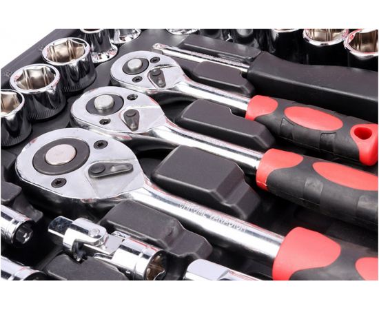 Набор инструментов GOODKING 150 предметов, 1/4 3/8 1/2, трещотка K-10150 – изображение 9