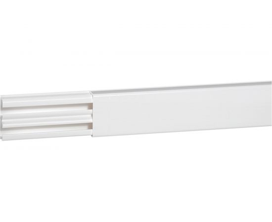 Мини-плинтус Legrand DLPlus - 20x12,5 мм - 2 отделения - длина 2,1 м - белый 030007 