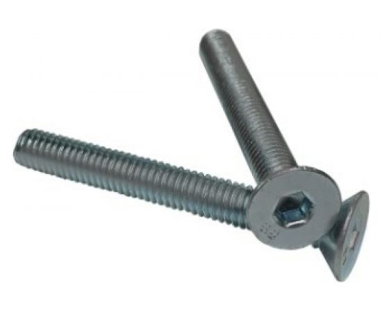 Винт ZAMETAL М6x25, пр. 8.8, с пот. гол., в/ш, DIN 7991, оц., уп. 200 шт. ZA515797 