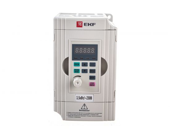 Преобразователь частоты EKF 1,5/2,2кВт 1х230В VECTOR-100 PROxima SQVT100-1R5-1B 