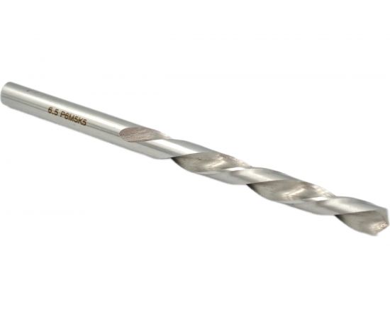 Сверло по металлу левое (6.5х63х101 мм; Р6М5К5; шлифованное А1) TORNERI 040683 