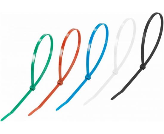 Хомут REXANT nylon 300x5.0 мм 25 шт цветные 07-0308-25 