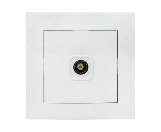 1-местная телевизионная розетка EKF Валенсия, 75Ом 5-862МГц белая PROxima EWA00-027-10 