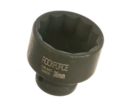 Головка торцевая 12-гранная ударная удлиненная 36 мм, 1/2"", L=78 мм ROCKFORCE RF-4488536 