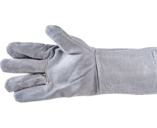 Спилковые перчатки для садовых и строительных работ СИБРТЕХ с манжетой, р. XL 679042 