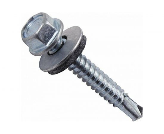 Кровельный саморез Kenner цинк с шайбой EPDM PT-3 4,8х29 300шт ск4829ф 