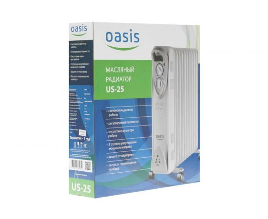 Масляный радиатор Oasis US-25 4640015385851 – изображение 12