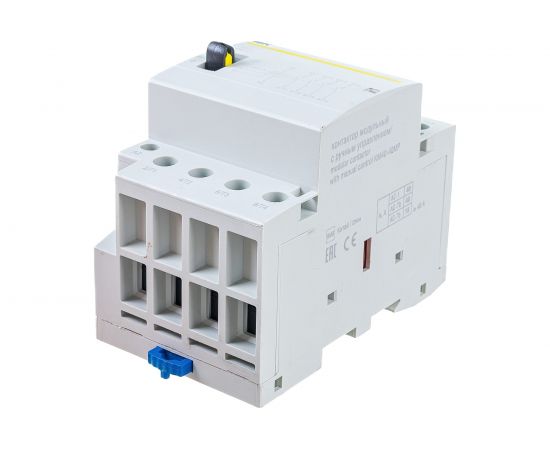 Модульный контактор с ручным управлением IEK КМ40-40МР AC KARAT MKK22-40-40 – изображение 2