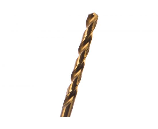 Сверло по металлу Профи (10 шт; 5.9 мм; HSS-TIN; бокс) Атака 8076990 – изображение 2