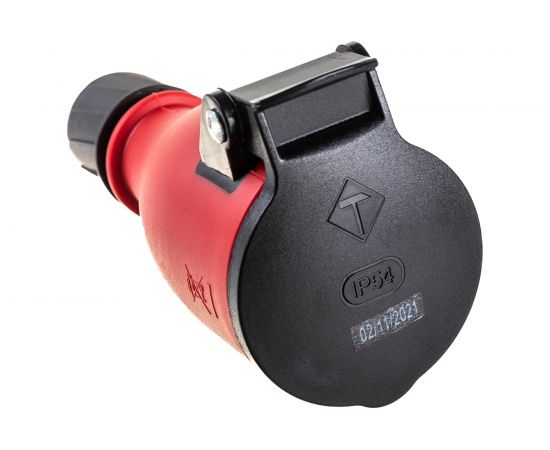 Штепсельная розетка евро Electraline 16А 230В IP54 55083 – изображение 2