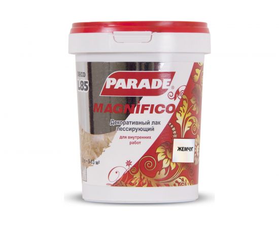 Декоративный лак PARADE DECO Magnifico L85 жемчуг, 0.9 л 90003371461 – изображение 2