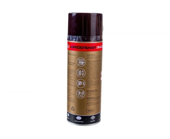 Универсальная аэрозольная эмаль Sila HOME Max Paint (шоколадно-коричневый RAL 8017; 520 мл) SILP8017 – изображение 2