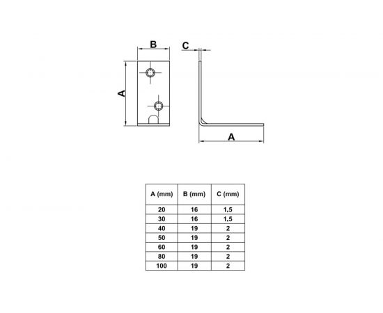 Уголок Amig покрытие цинкование 378 – изображение 2