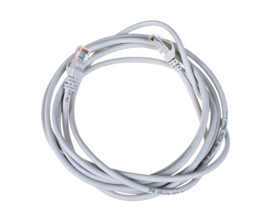 Коммутационный шнур патч-корд IEK ITK кат.5Е UTP, 3м, серый PC01-C5EU-3M – изображение 2