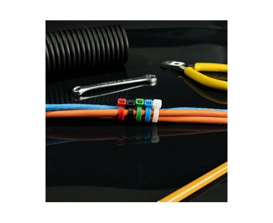 Хомут REXANT nylon 300x5.0 мм 25 шт цветные 07-0308-25 – изображение 3