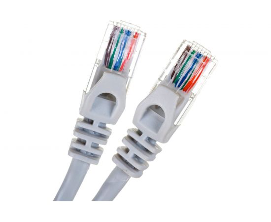 Коммутационный шнур патч-корд IEK ITK кат.5Е UTP, 3м, серый PC01-C5EU-3M – изображение 3