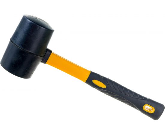 Резиновая киянка Ultima 450г, черная резина, фибергласовая рукоятка 121028 – изображение 3