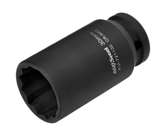 Головка ударная двенадцатигранная удлиненная (30 мм; 1/2DR) AV Steel AV-721130 – изображение 4