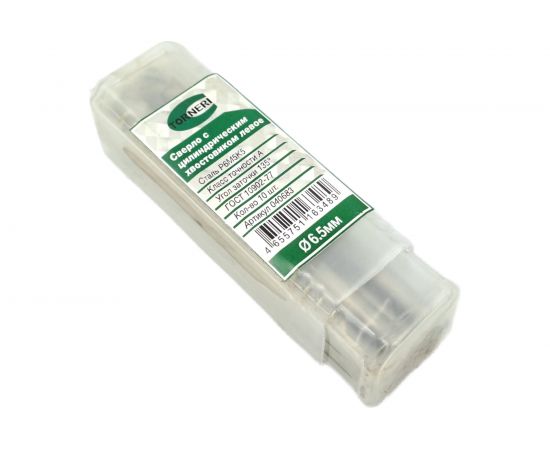 Сверло по металлу левое (6.5х63х101 мм; Р6М5К5; шлифованное А1) TORNERI 040683 – изображение 4