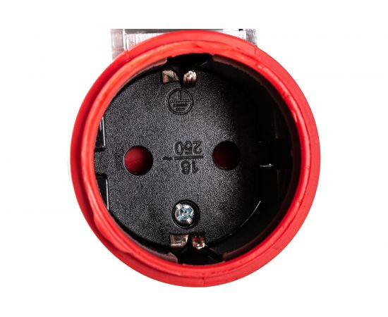 Штепсельная розетка евро Electraline 16А 230В IP54 55083 – изображение 4