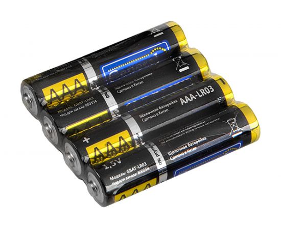 Элементы питания General Lighting Systems GBAT-LR03 AAA щелочные 24/960 800554 – изображение 5