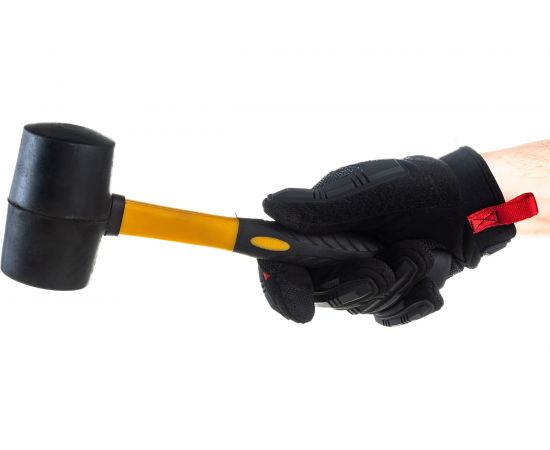 Резиновая киянка Ultima 450г, черная резина, фибергласовая рукоятка 121028 – изображение 7