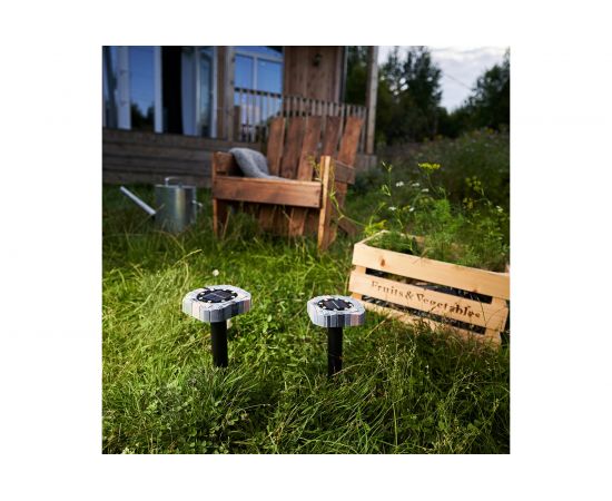 Набор отпугивателей кротов с садовым фонариком REXANT R20 2 шт. Камень 71-0087 – изображение 8