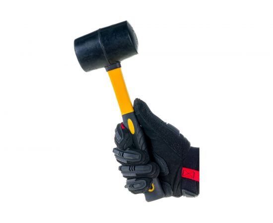 Резиновая киянка Ultima 450г, черная резина, фибергласовая рукоятка 121028 – изображение 8