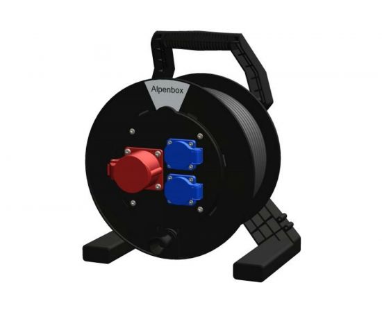 Удлинитель на пластиковом барабане Alpenbox IP44 XTREM H07RN-F 5G2.5 10м 8850002 