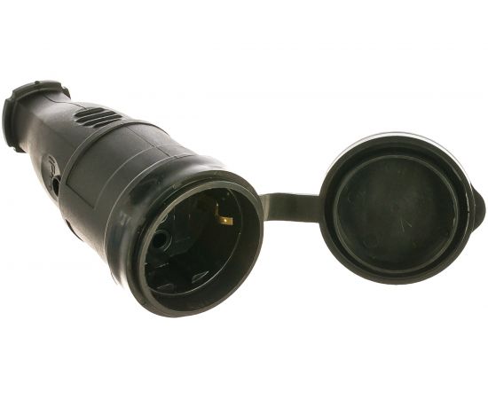 Переносная розетка Smartbuy с защитной крышкой, каучуковая 230В, 2P+PE, 16A, IP44 SBE-16-S07-R 