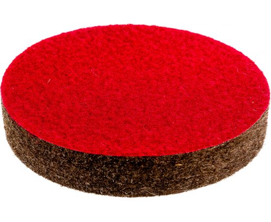 Насадка-круг войлочный грубошерстный с липучкой 125х20 мм АвтоDело 44058 14284 