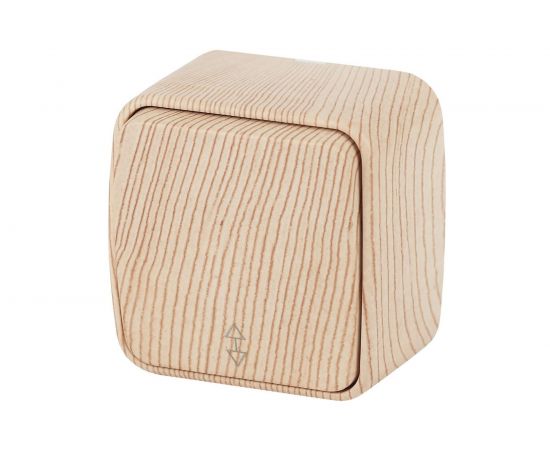 Переключатель Intro 310311 10А250В, IP20, ОУ, Polo, сосна 432 Б0036104 