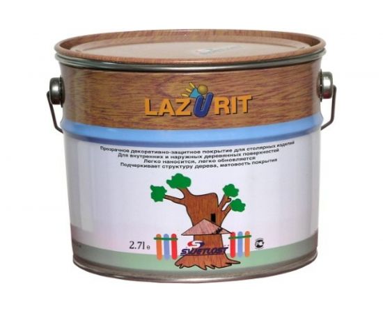 Декоративное покрытие для дерева Goodhim Lazurit бесцветный, 2,7 л 73195 