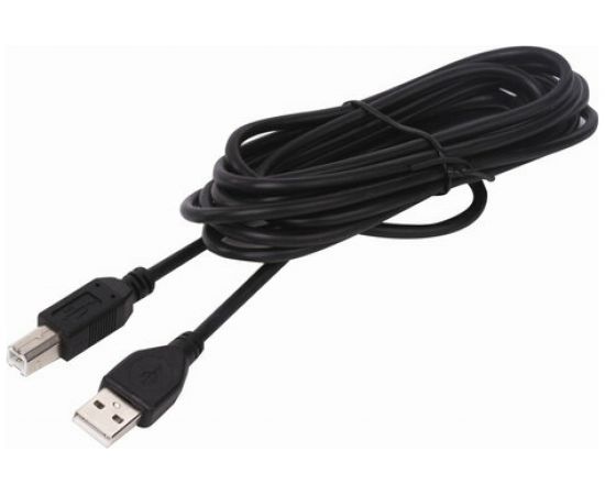 Кабель SONNEN USB 2.0 AM-BM 3м Premium медь для периферии экранированный черный 513129 
