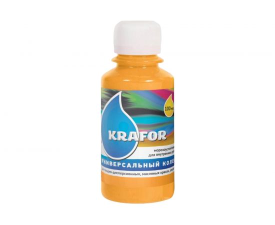 Универсальный колер Krafor № 3 желто-коричневый 0.1 л 32151 