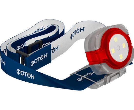 Налобный светодиодный фонарь ФОТОН SH-200, красный 23518 