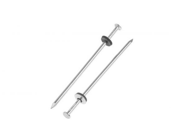 Гвоздь Стройметиз 4,0х120 шиферный, цинк, с шайбой EPDM, 1 кг пакет 2290018 