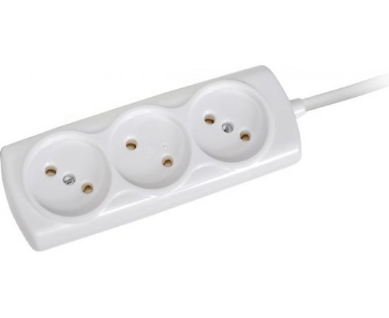 Удлинитель КОСМОС 6А 3 гнезда ПВС 2х0,75 5м Р16-010 Россия YKsm5m-3g(6A)S 